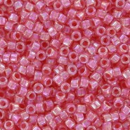 Toho Treasure beads 11/0 Inside-Color Rainbow Crystal/Salmon-Lined TT-01-779